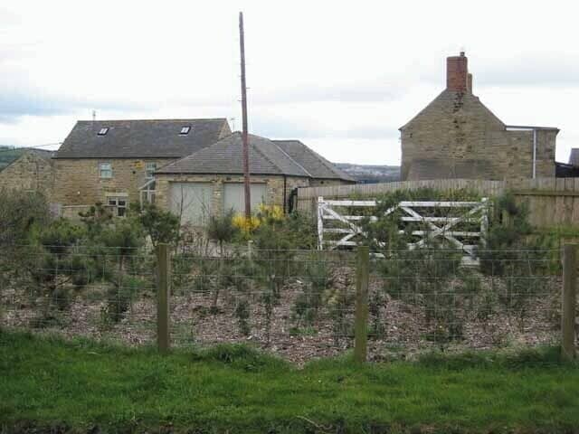 Newlands South Farm To the right a working farm, to the left a barn conversion.