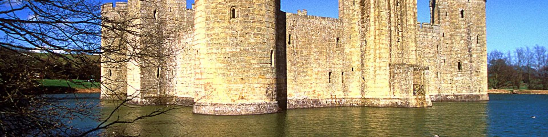 I love norman castles with moats! This is Bodiam Castle in Southern England.
