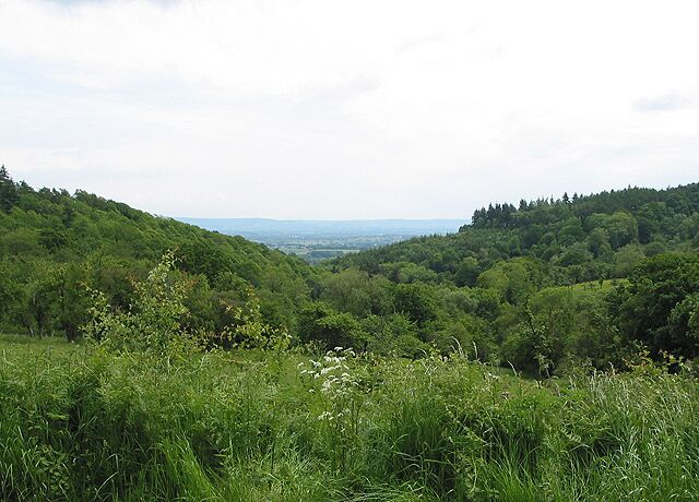 Countryside towards the vale of Gloucester