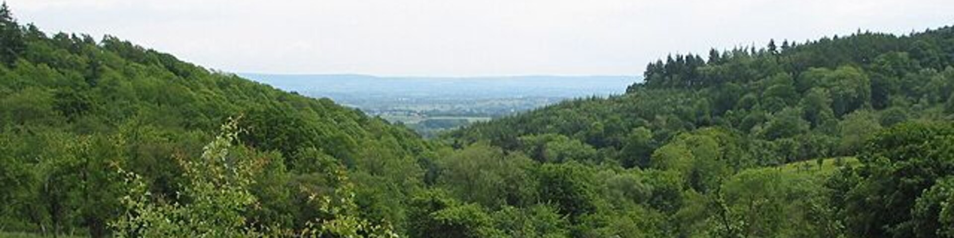 Countryside towards the vale of Gloucester