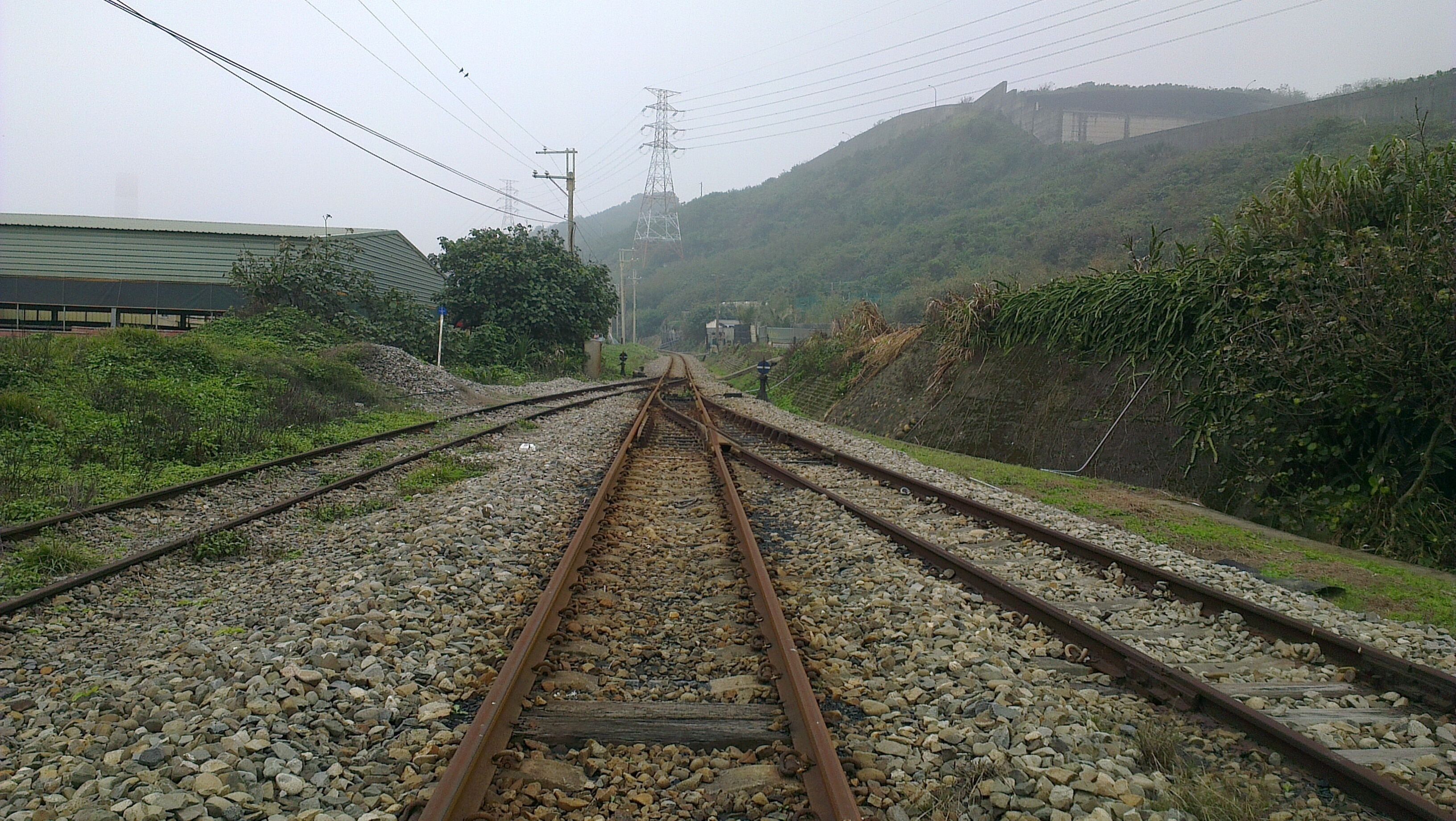 桃林鐵路（臺鐵林口線），18.5 公里鐵樁