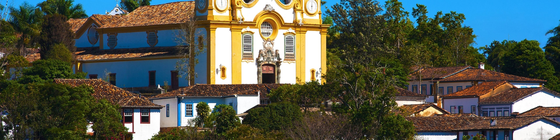 old village of tiradente in minas gerais state brazil