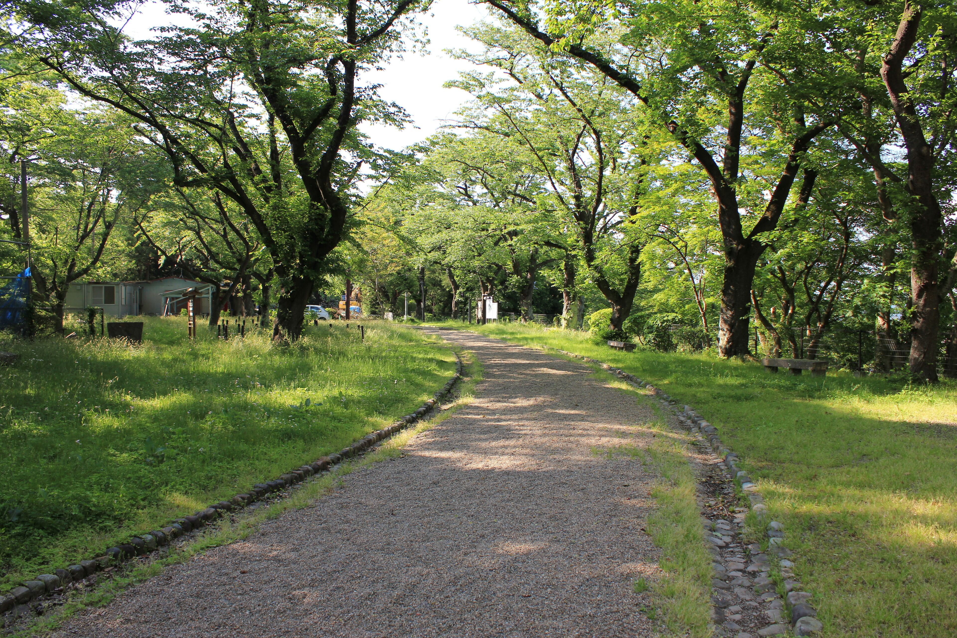 Honmaru(Main bailey) of Iwadeyama Castle in Ōsaki-shi, Miyagi.