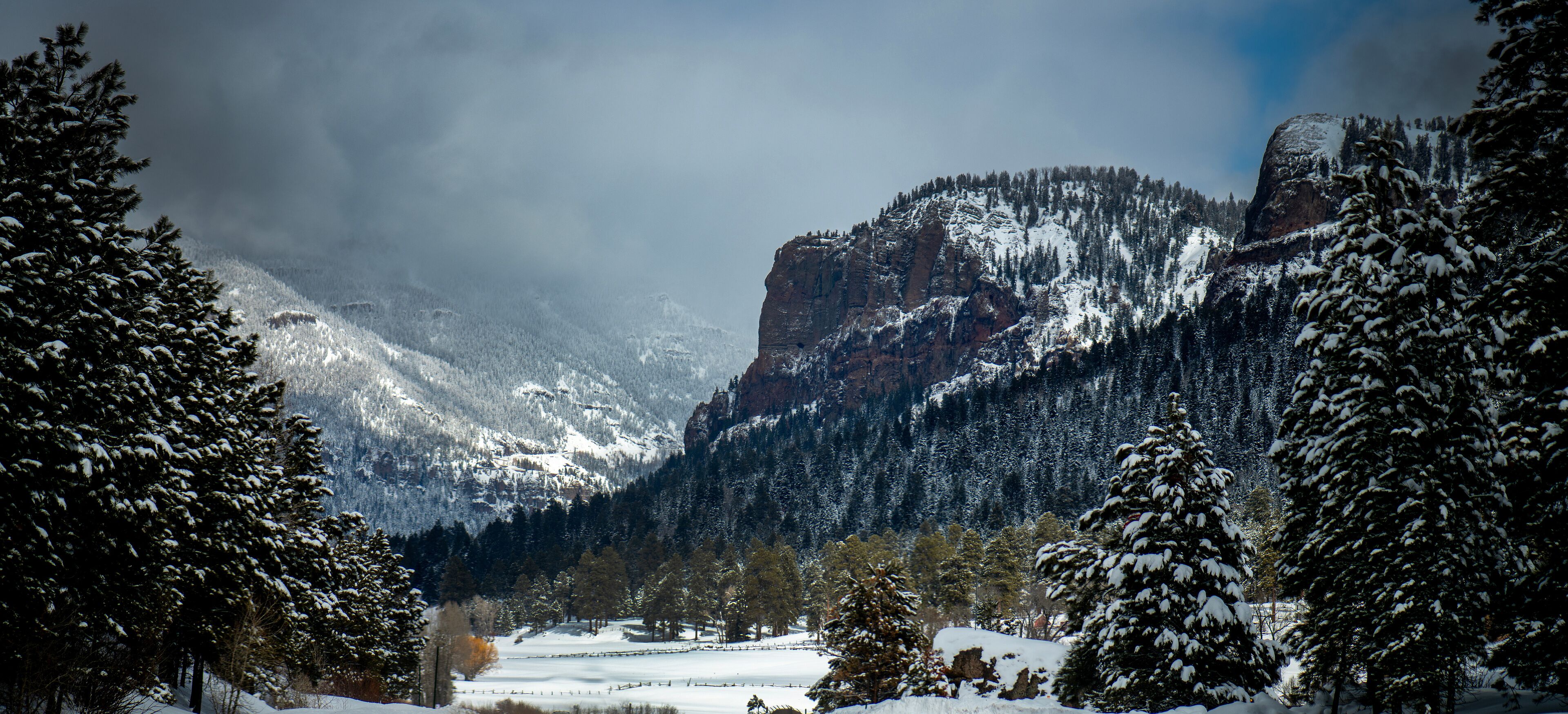 The western gateway to Wolf Creek Pass in Colorado.