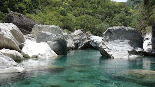 Natural pool in crystal clear water! Best place to cool down in summer.