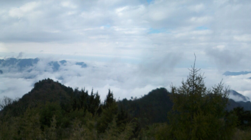 南投縣信義鄉 玉山山脈雪景