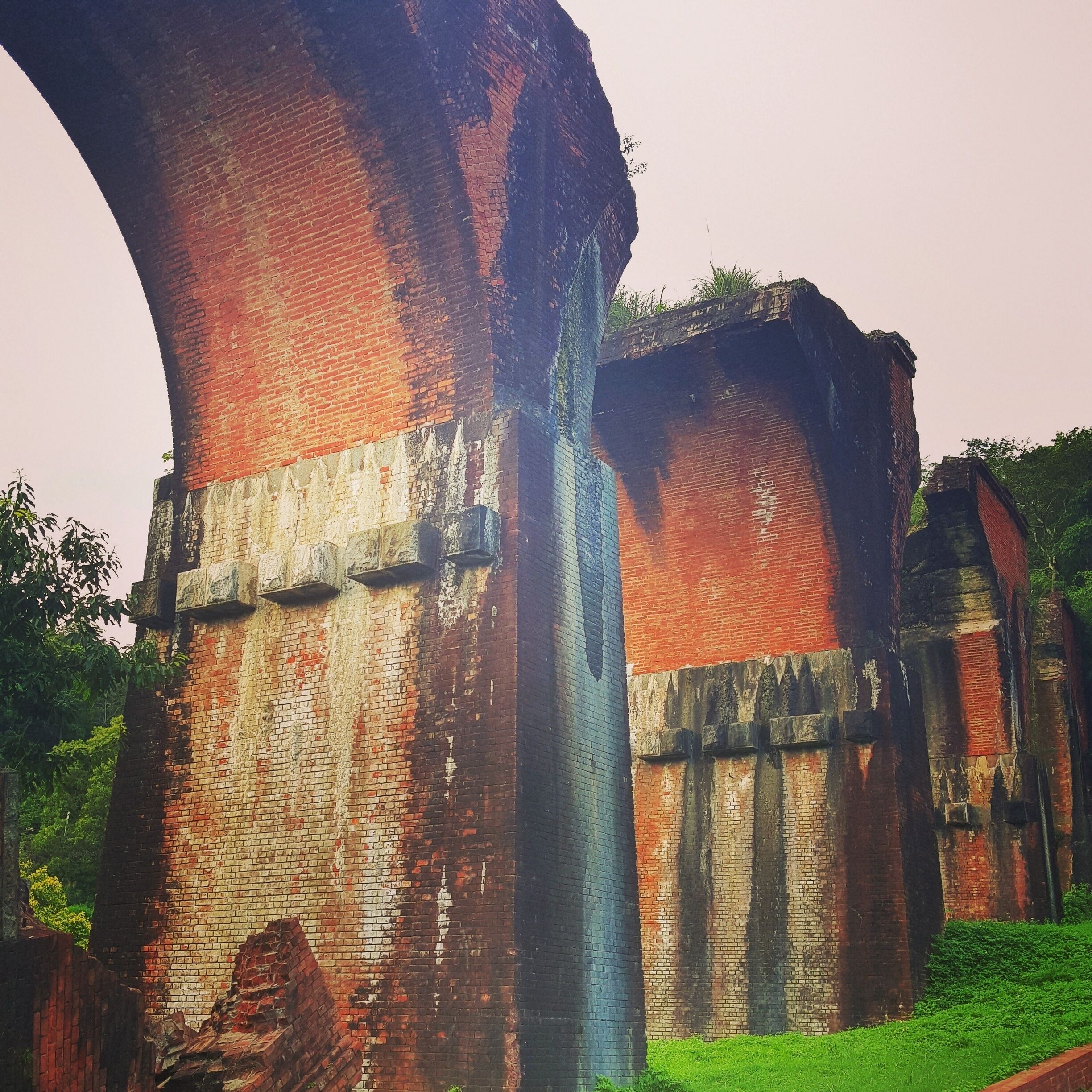 Longteng Viaduct . This bridge collapsed in an earthquake years ago. The ruins are a beautiful sight!
