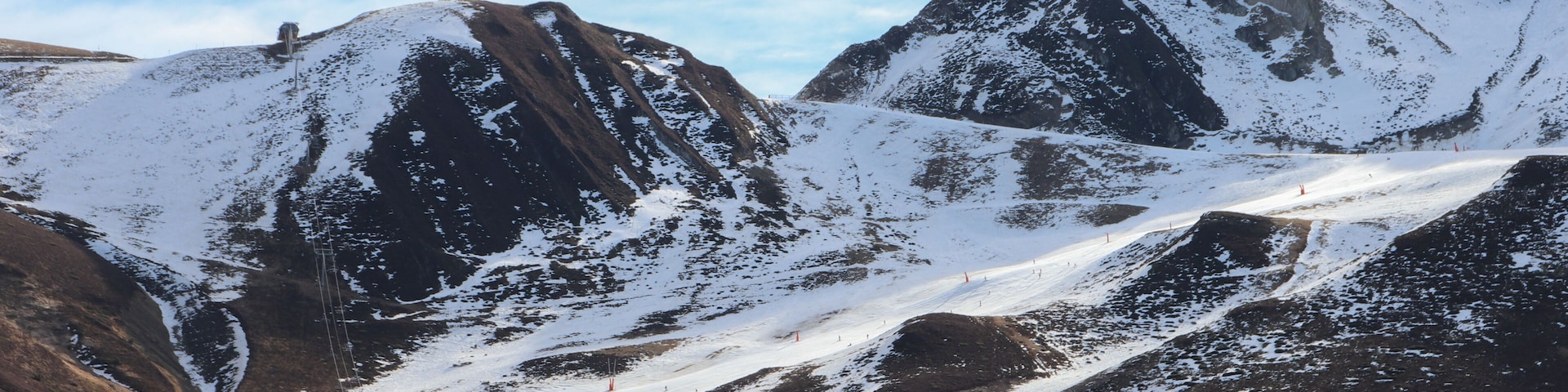 Occitanie - Hautes-Pyrénées - Peyragudes - Premères neiges sur les pistes