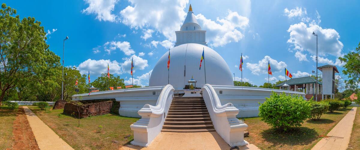 Kirivehara (Kiri Vehera) shrine at Kataragama, Sri Lanka