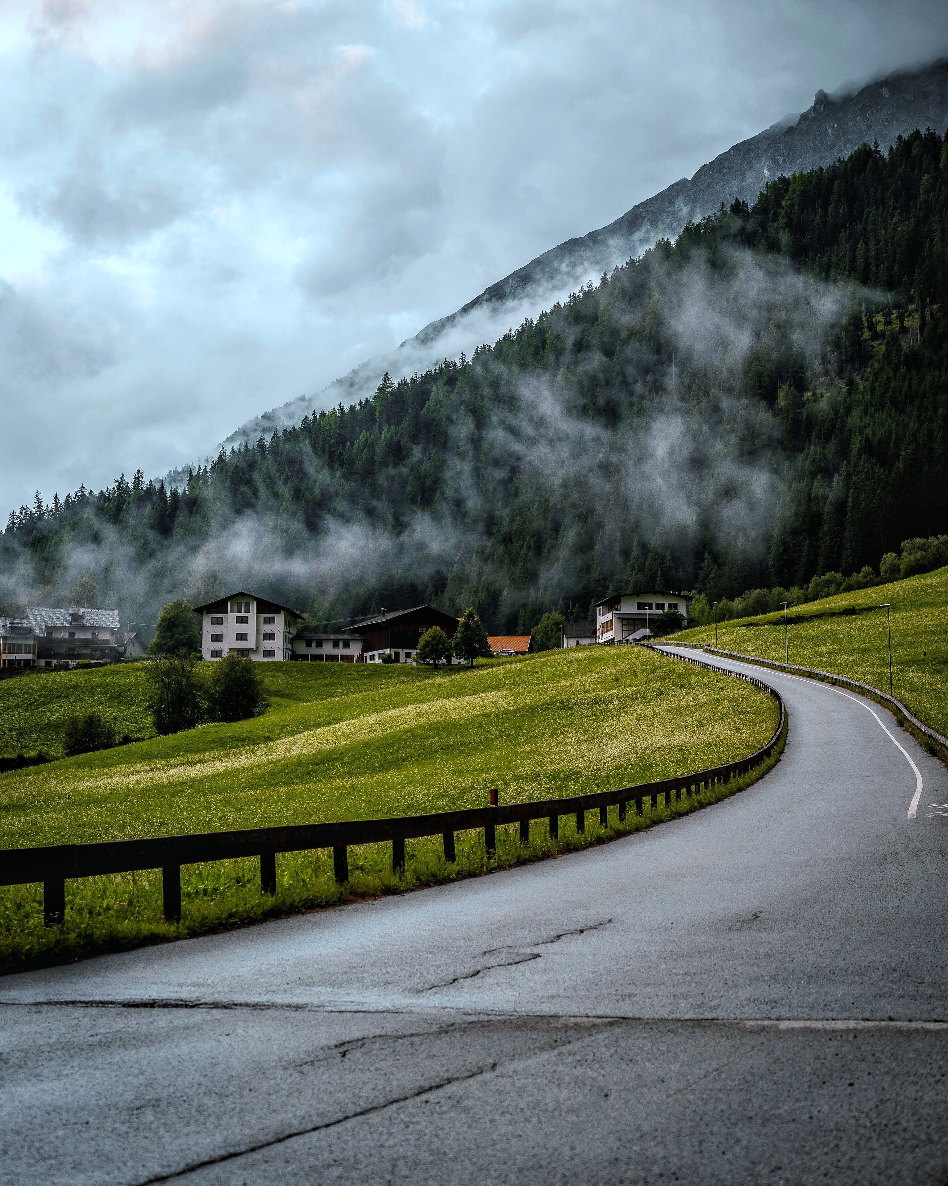 It was very moody, misty and it was getting dark and I enjoyed the scenery!

#adventure