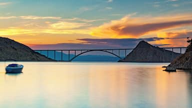 Nice view of the bridge leading towards the island of Krk