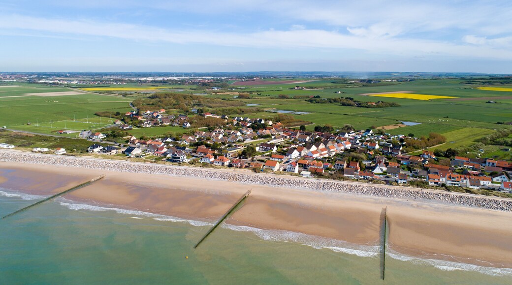 La plage de Sangatte dans le Pas de Calais