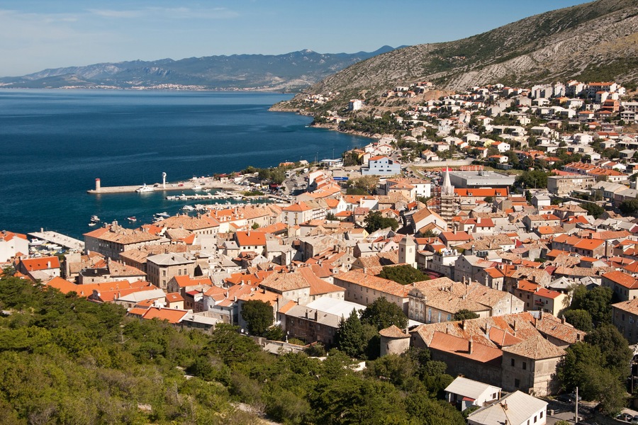 the coast of city Senj - Croatia