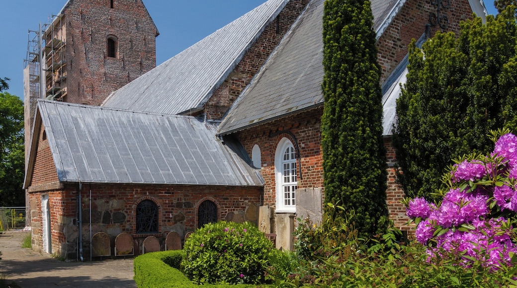 Designation: Church St. Nicolai with equipment Location: Kirchweg Place: Wyk-Boldixum, Collective municipality Föhr-Amrum, District Nordfriesland, Schleswig-Holstein, Federal Republic of Germany Construction time: 13th century Description: Romanesque church building with gothic and baroque extensions Object identification: 1510