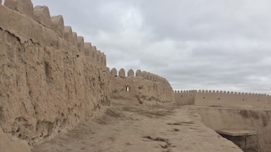 Climb up the steps near the north gate and walk on the old city walls for a bit. Watch out for the softer areas.