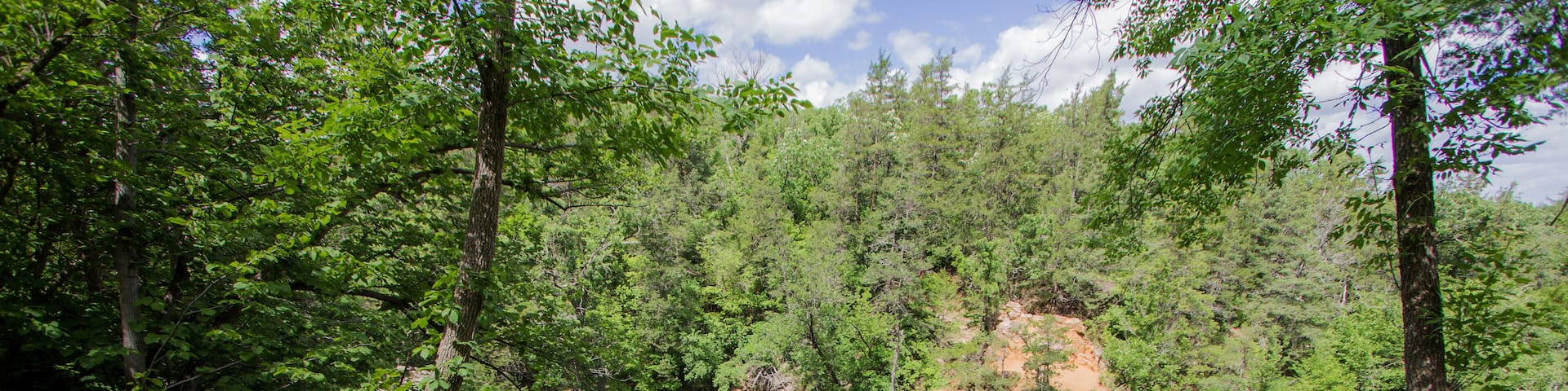 ramsey falls in ramsey park near redwood falls, minnesota