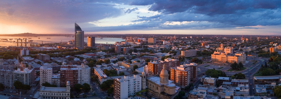Montevideo aerial view, Uruguay