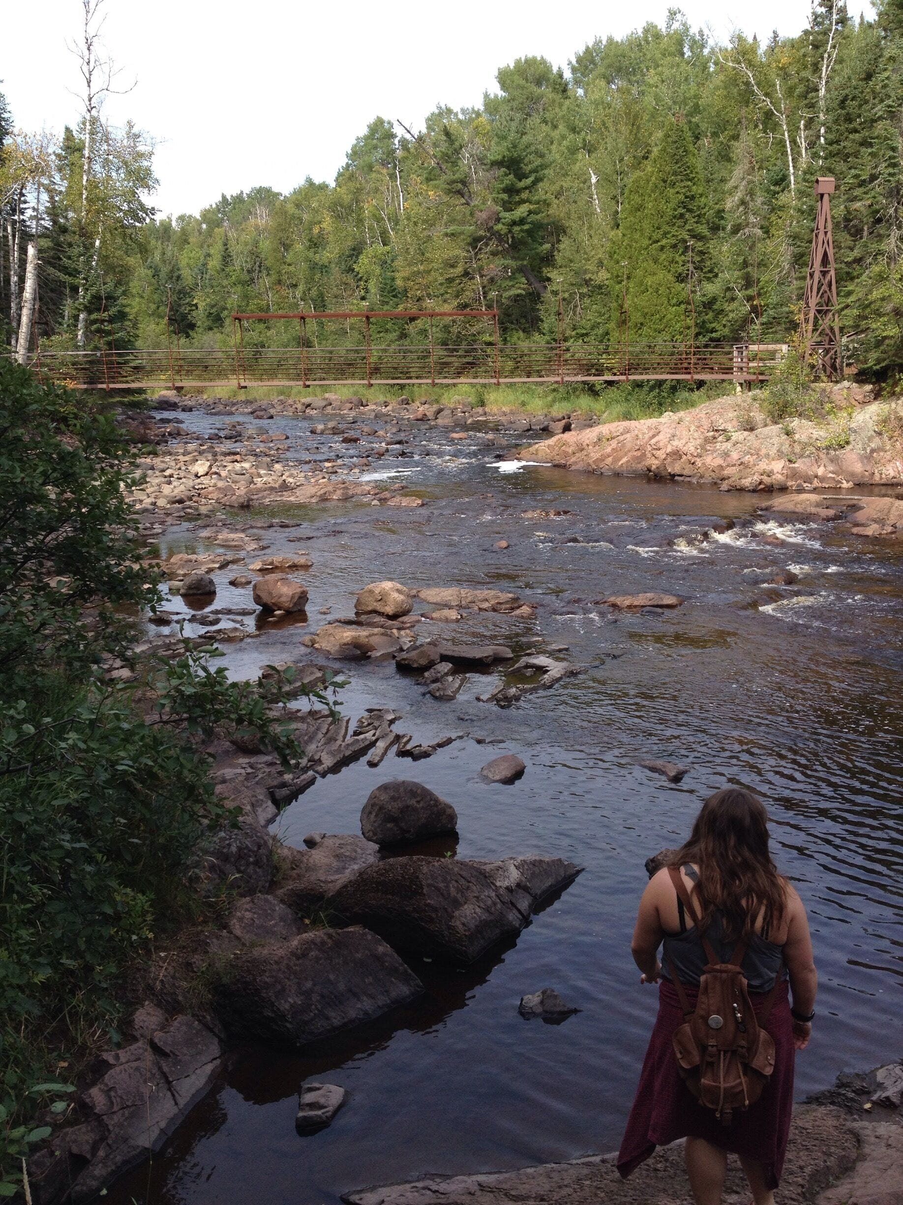I kept climbing on the rocks closer to the river and my mum nearly had a heart attack #roadtrip