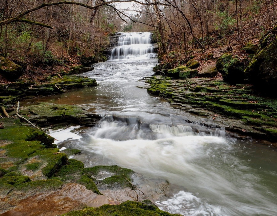 The falls at Fallsville are sort of isolated from the other groupings of waterfalls in Ohio. So, if you're going to journey there, make an afternoon of it by visiting near by Hillsboro. Stop and have a burger at Cowaburger. Swing by the world's largest horseshoe crab sculpture.