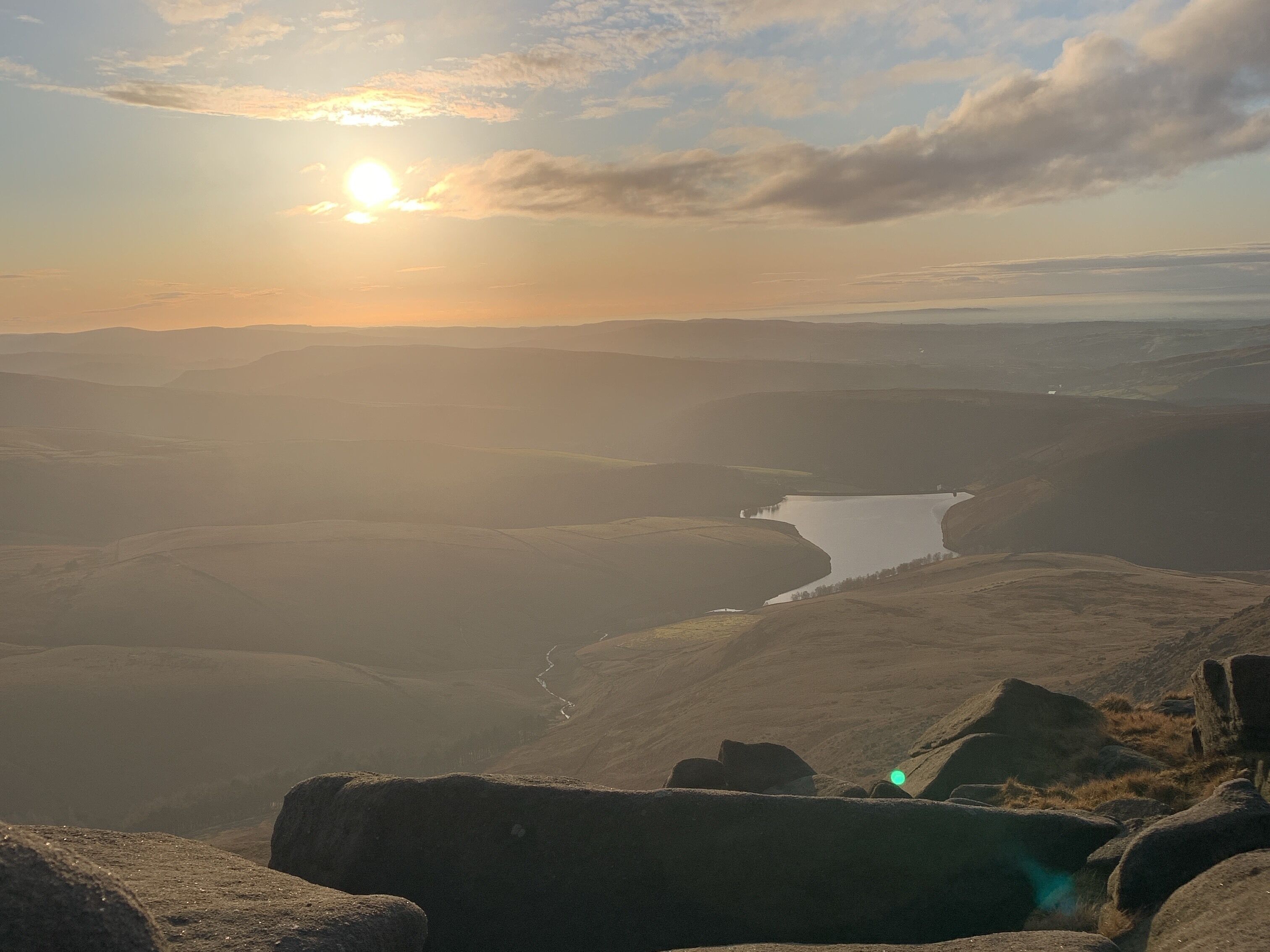 Half way on our Christmas walk