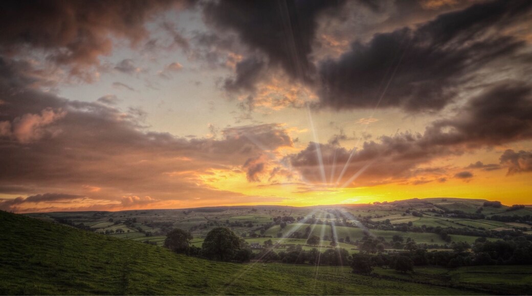 Staying in the Peak District, this was our view each evening