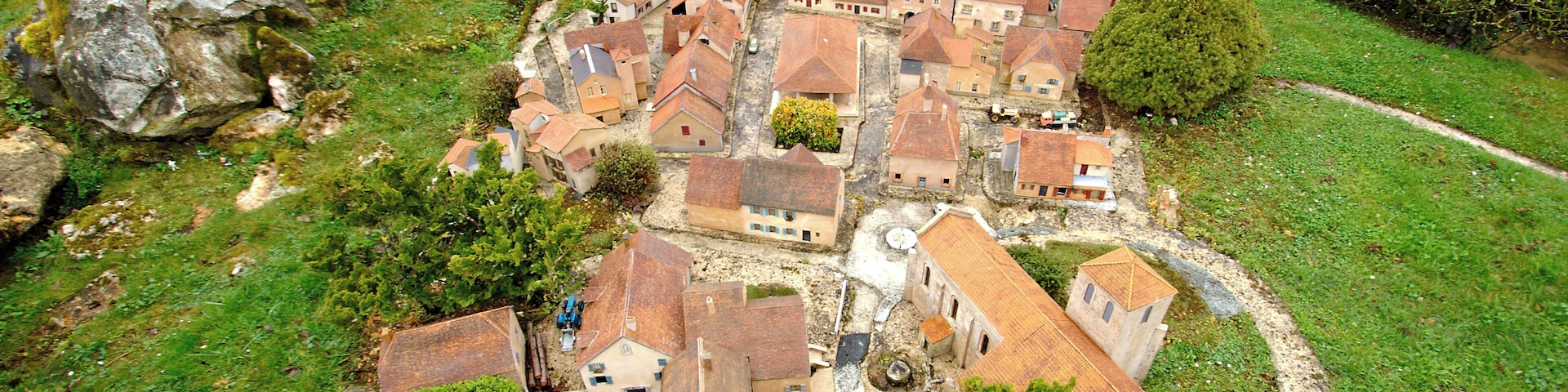 France Miniature, a miniature park tourist attraction in Élancourt, France.