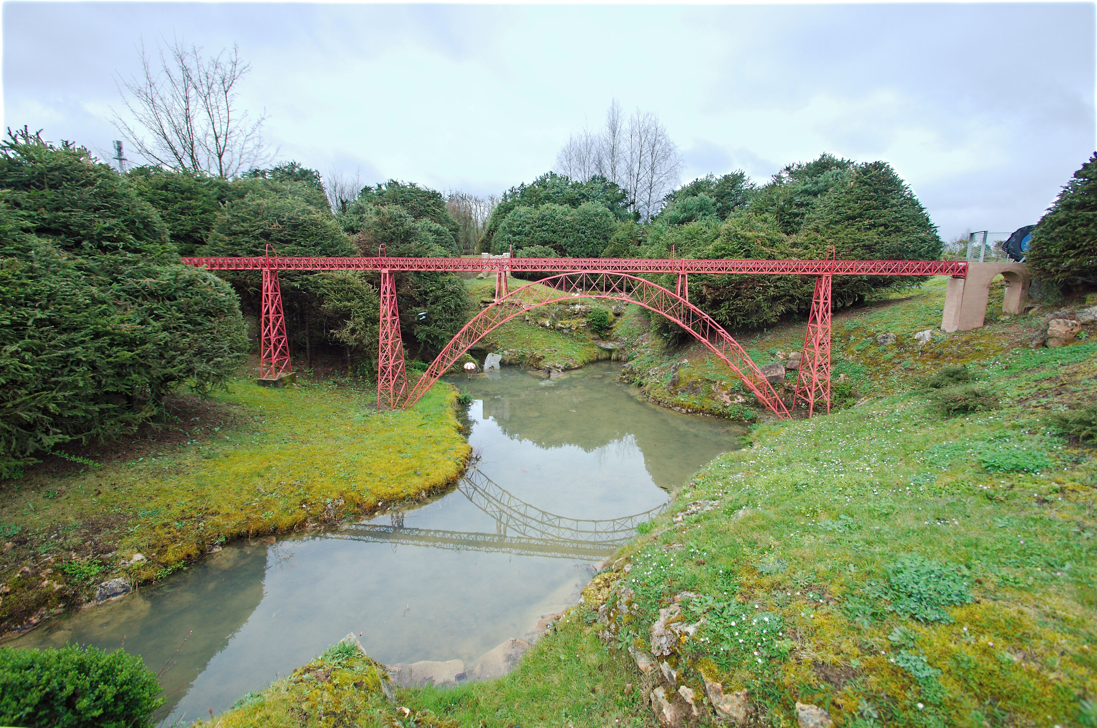 France Miniature, a miniature park tourist attraction in Élancourt, France.
