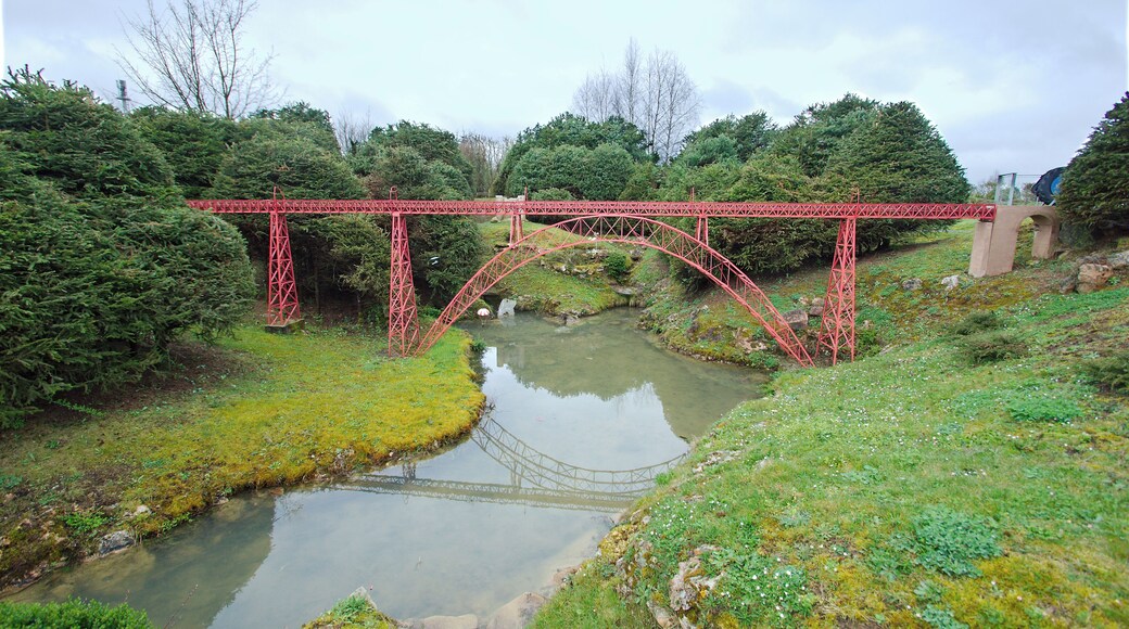 France Miniature, a miniature park tourist attraction in Ălancourt, France.