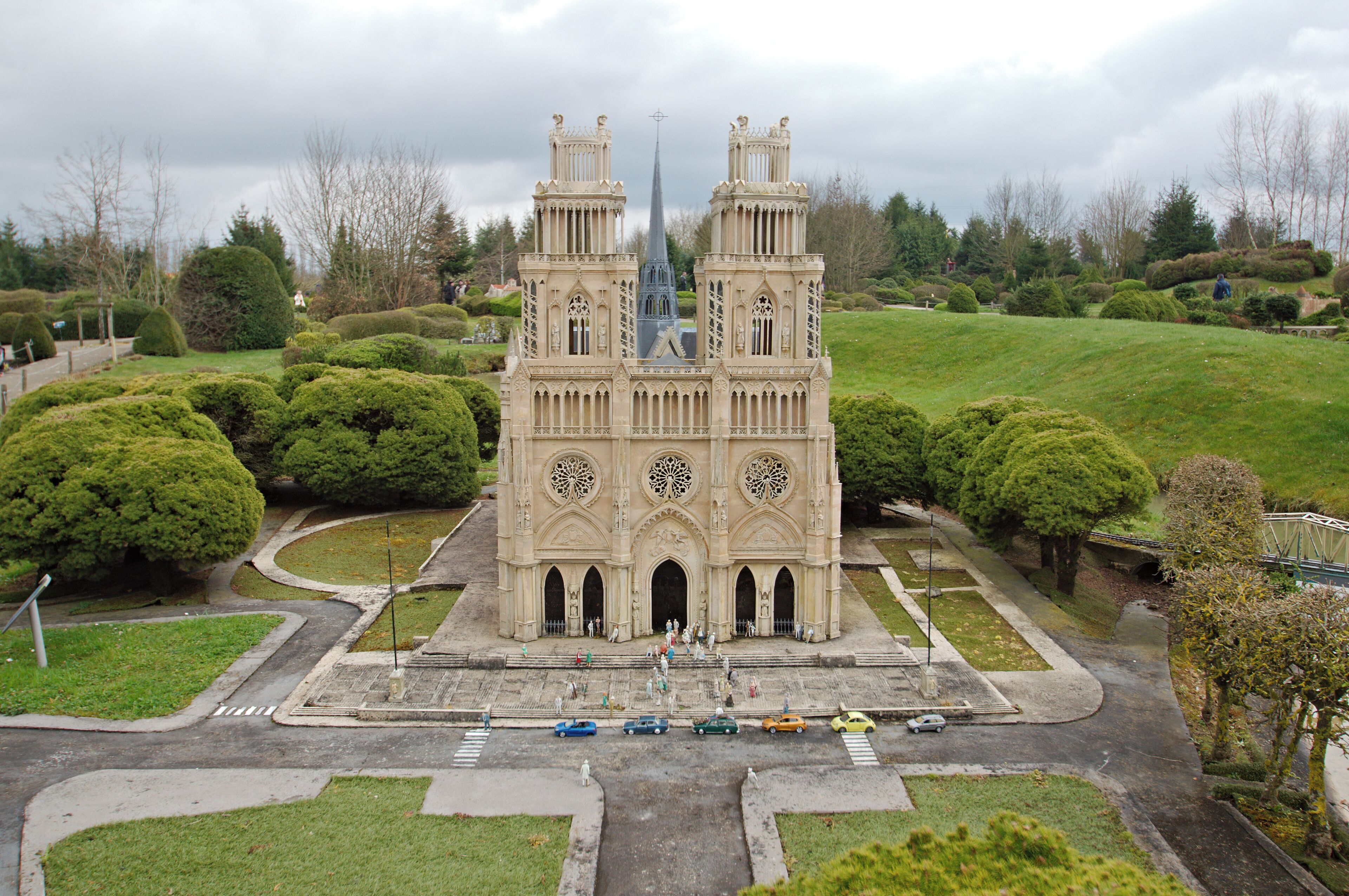 France Miniature, a miniature park tourist attraction in Élancourt, France.