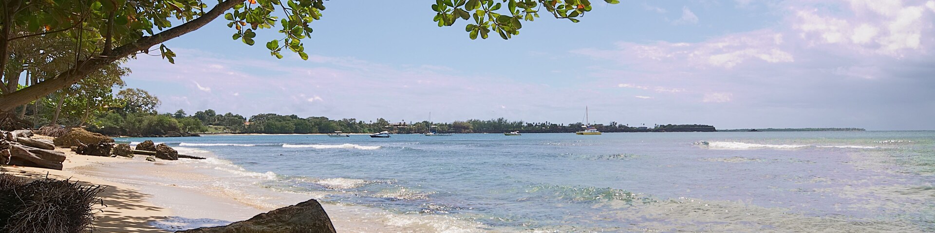 Republic of Trinidad and Tobago - Tobago island - Mt. Irvine bay - Tropical beach of Caribbean sea