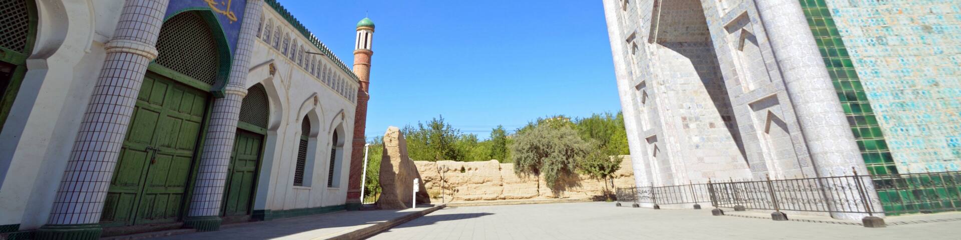 Mausoleums of Hami Uygur Royal family tomb in Kumul city,China