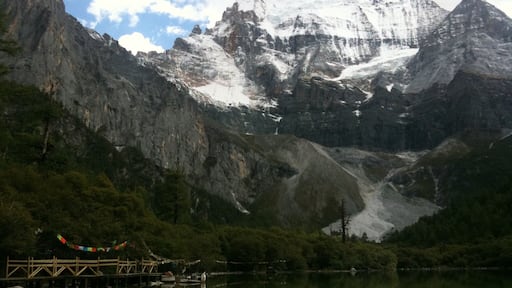 Xian Nai Ri
6000+ meters
Located in the Yading Natural Reserve in Daocheng, China.
Known as the Three Holy Mountain.
Photo from August 2011