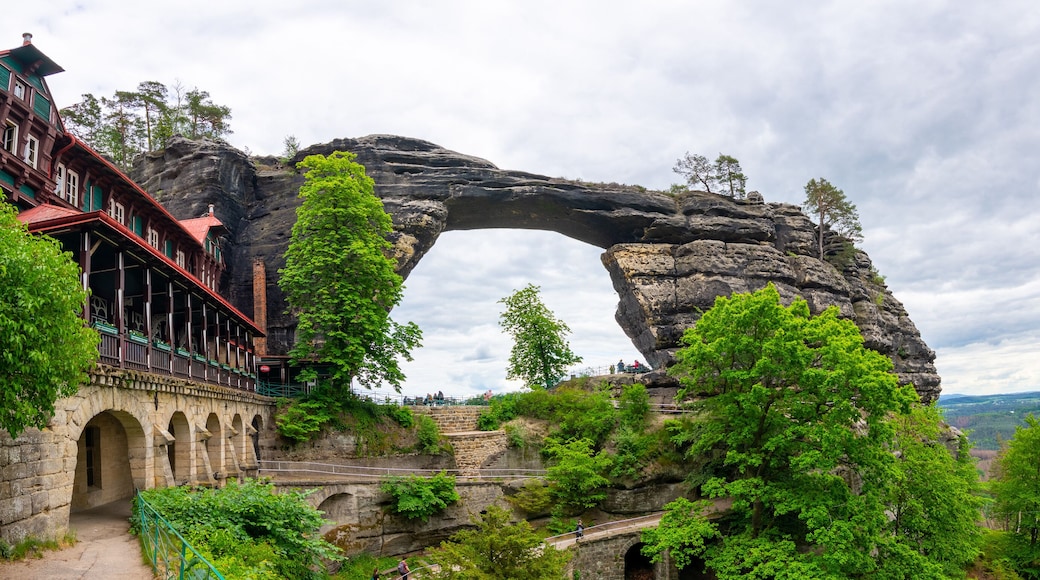 Pravcicaka Brana in Czech-Switzerland National Park in Czech Republic