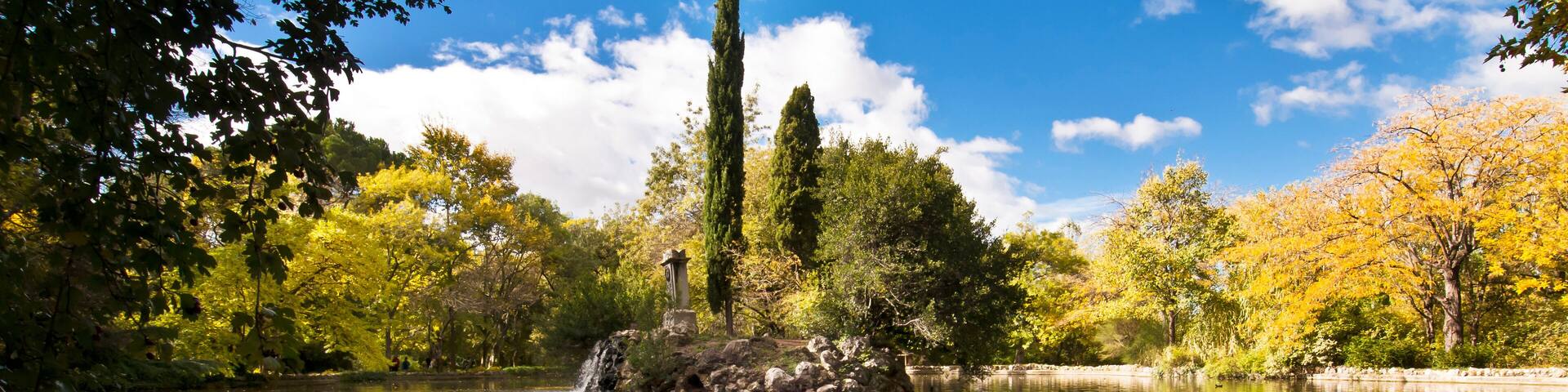 Parque "El Capricho" - Madrid (España) - Estanque y patos