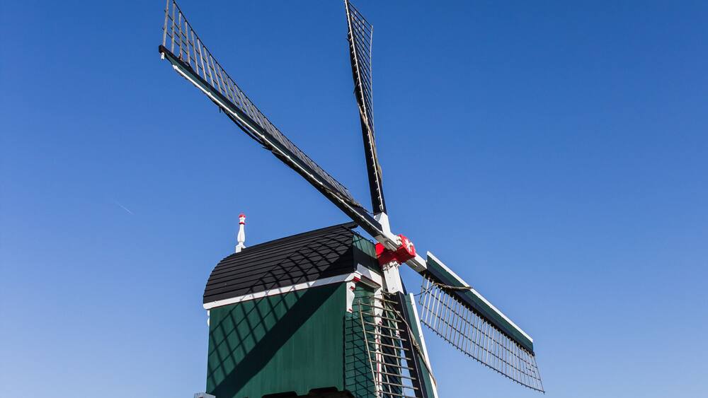 Dutch windmill de Bonk