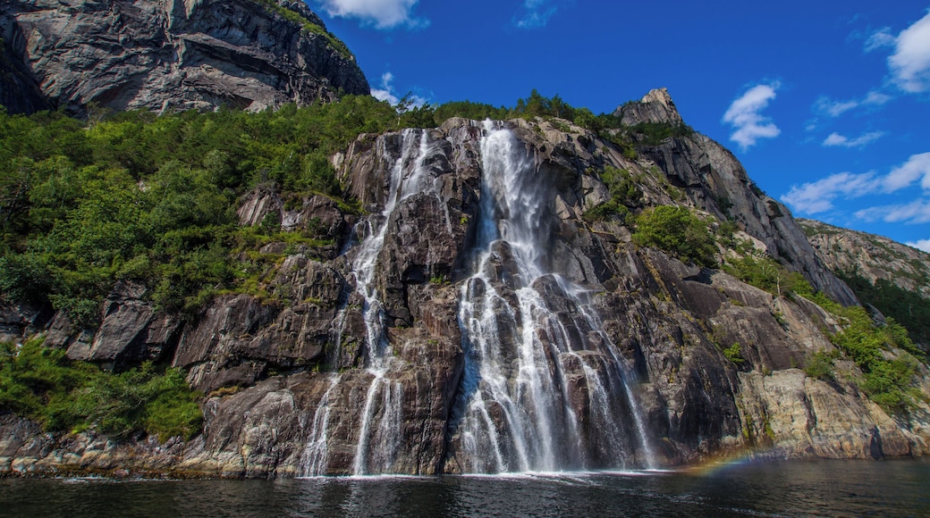Take a trip to Pulpit rock from Stavanger to view this waterfall up close.