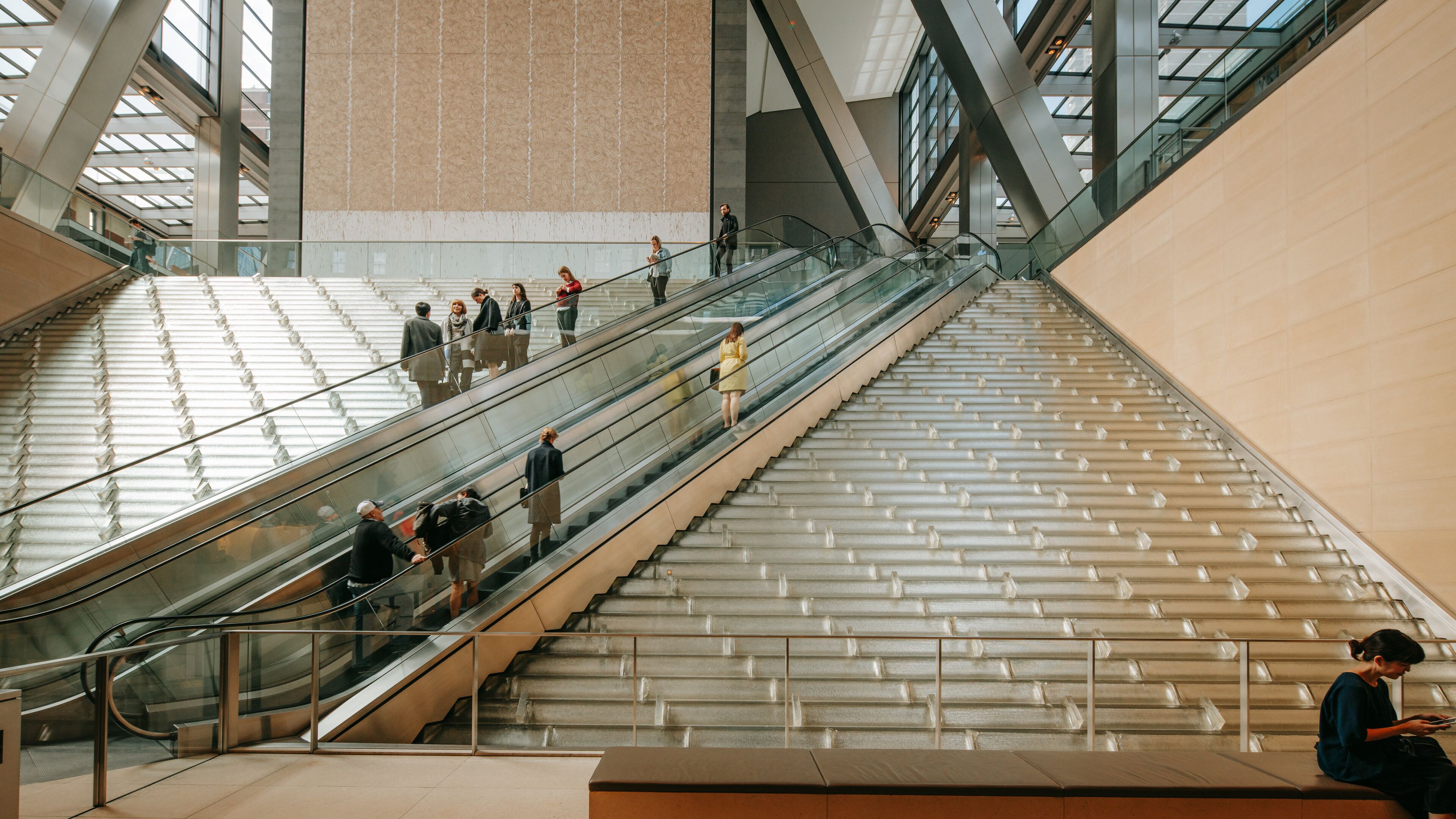 Midtown West which includes interior views as well as a small group of people