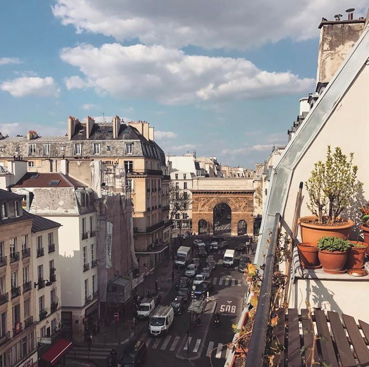 Our balcony view in #Paris till Thursday #France #Europe #streetscape #architecture