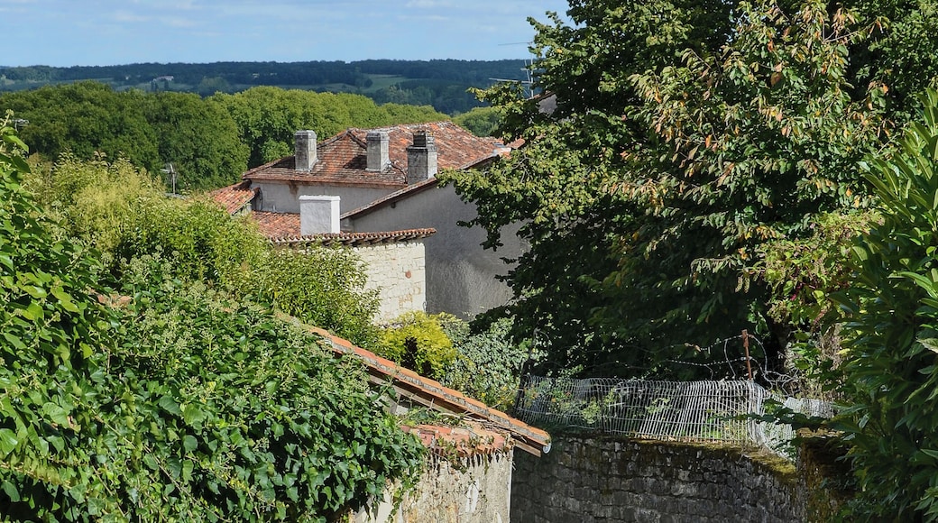 Pedestrian alley leading to rue Saint-Jean, Aubeterre-sur-Dronne, Charente, France.