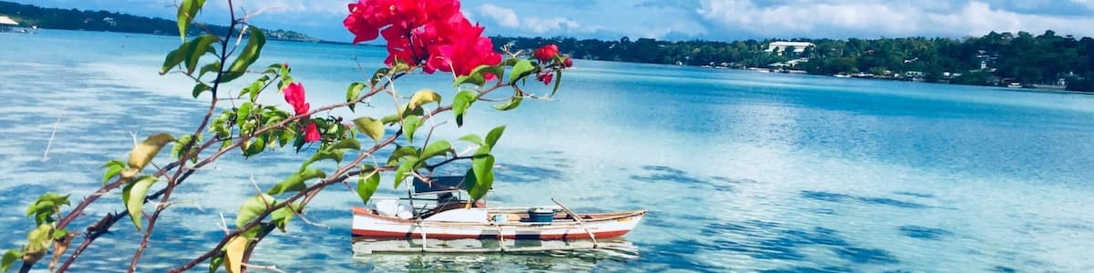 The beauty of the view from this bridge compelled us to stop to take a photo!