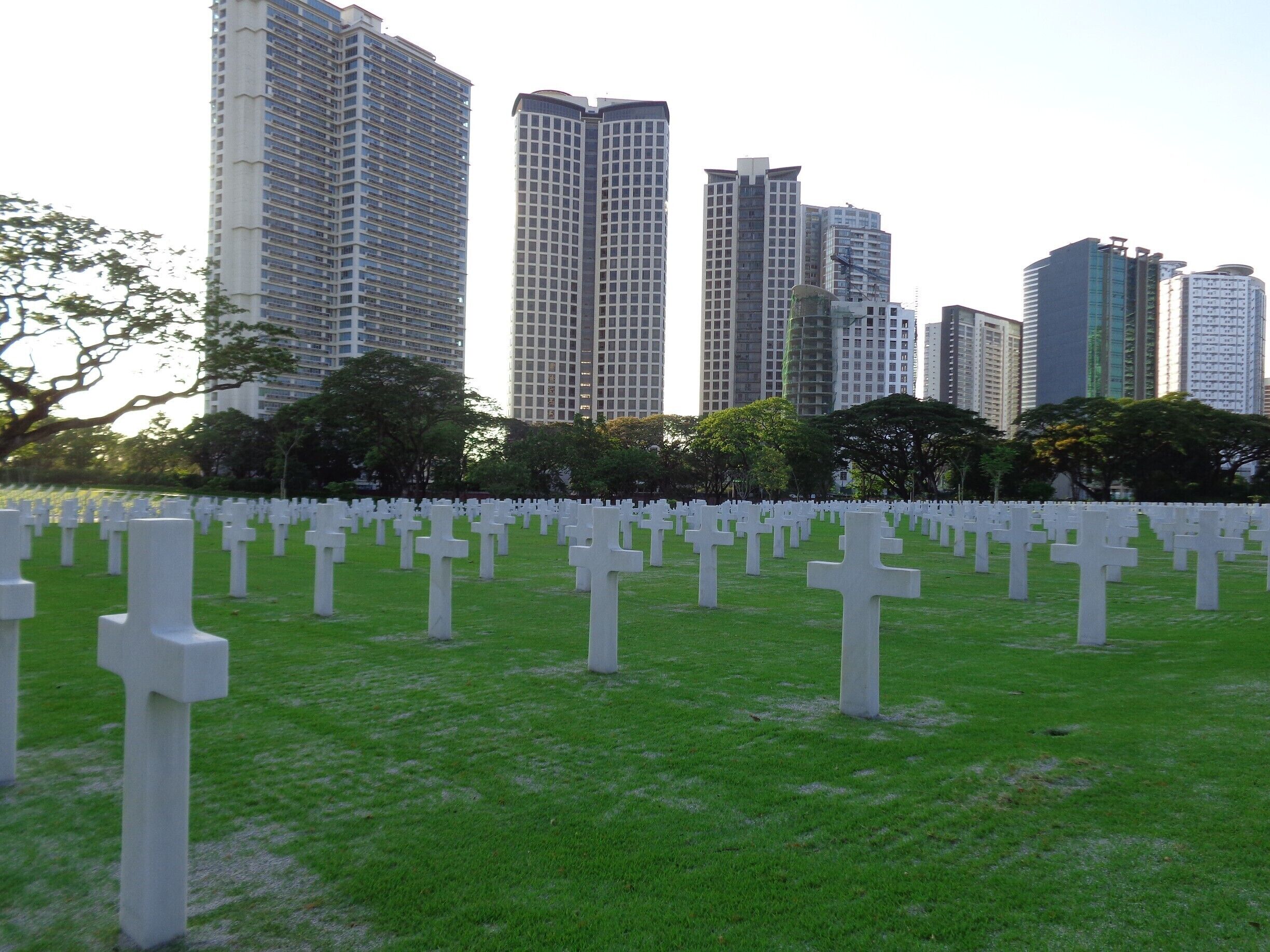 The Manila American Cemetery and Memorial in the Philippines occupies 152 acres on a prominent plateau, visible at a distance from the east, south and west. It contains the largest number of graves of our military dead of World War II, a total of 17,201, most of whom lost their lives in operations in New Guinea and the Philippines. The headstones are aligned in 11 plots forming a generally circular pattern, set among masses of a wide variety of tropical trees and shrubbery.

#JitTravelDiaries #Manila #Philippines