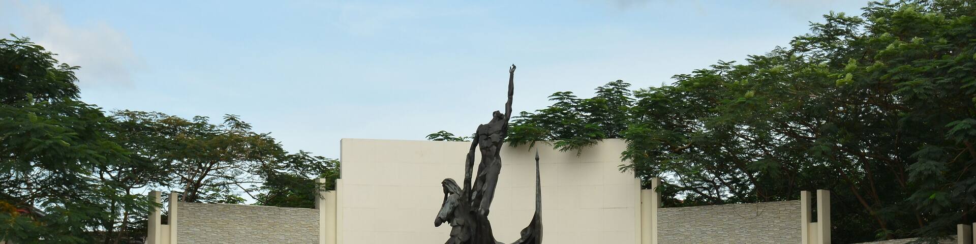 Pinaglabanan shrine outdoor park in San Juan, Philippines