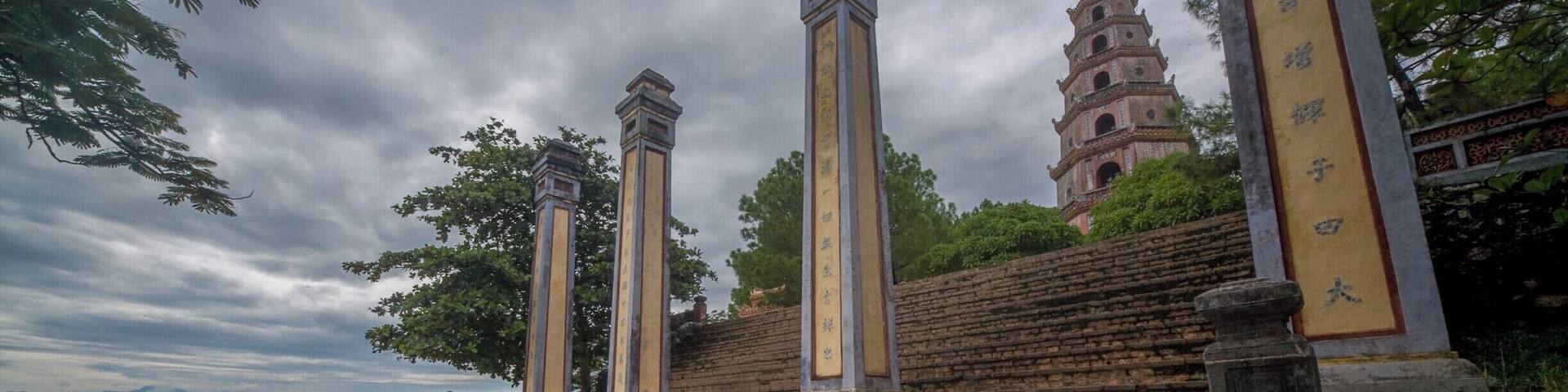 Thien Mu Pagoda on the perfume river Hue.#InStone