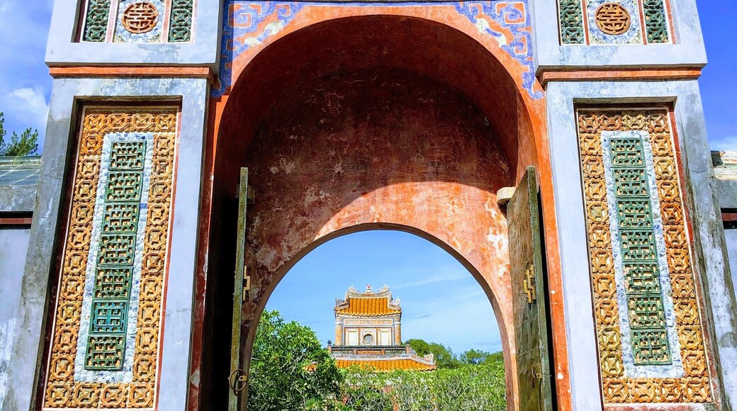 One of the many tombs