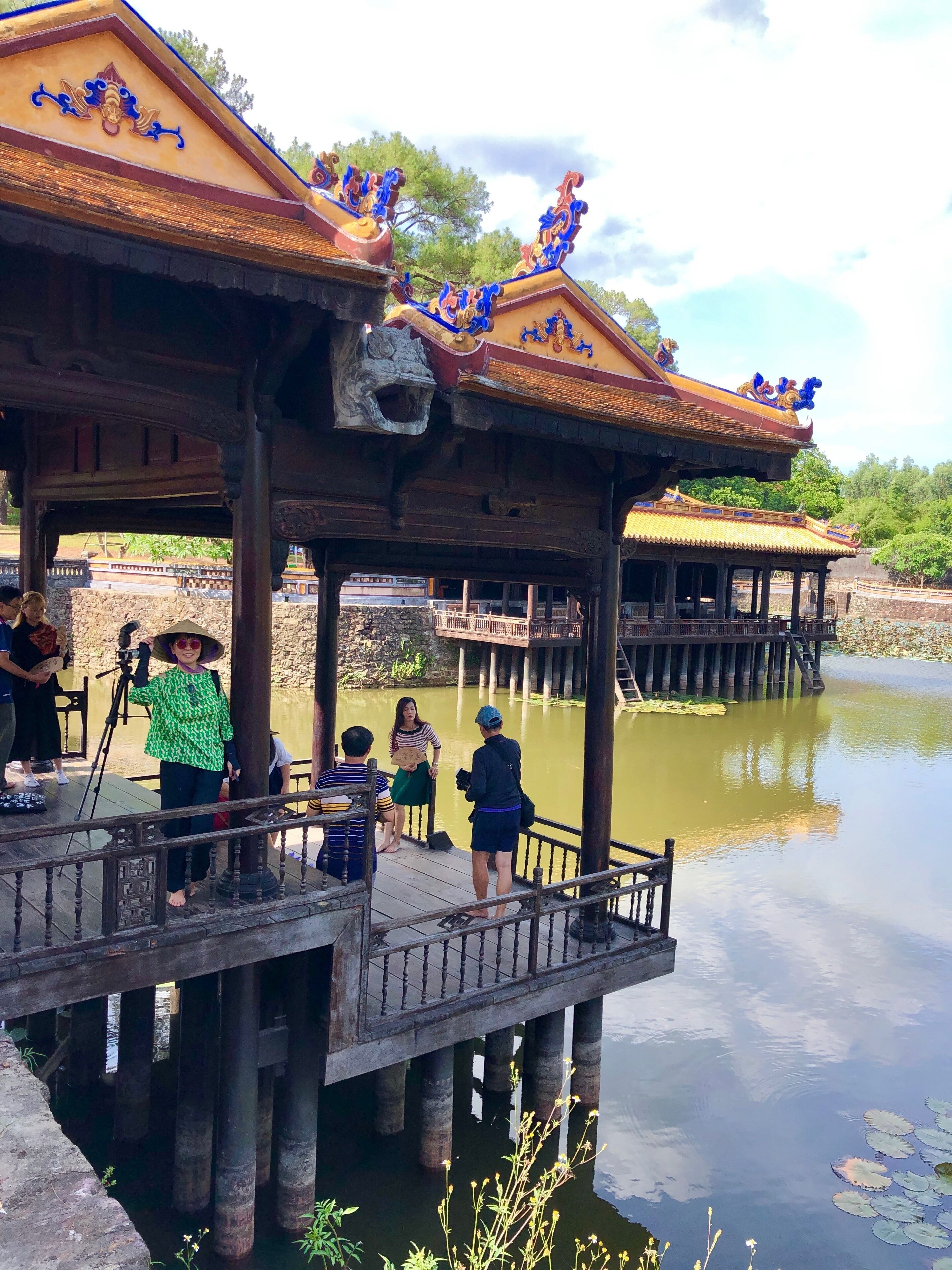 Nice pavilion inside Tu Duc tomb 