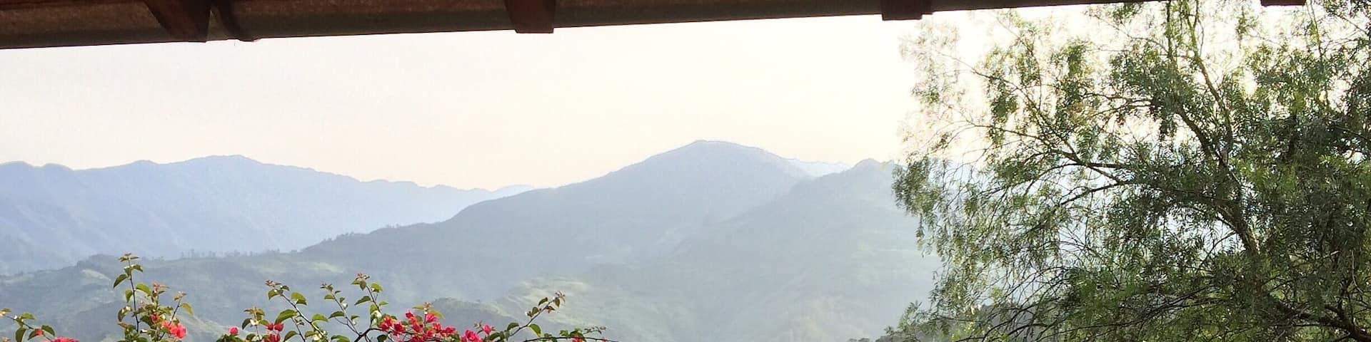 View from our terrasse . Dont miss out Vilcabamba in Ecuador.