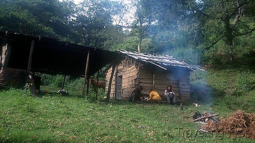 Horse riding in Vilcabamba, Ecuador, is amazing. You'll traverse steep ridges over a couple days and stay in rudimentary huts like this. You'll feel invigorated, like a forest mountaineer. Horses slide down mud on the way home (at least with us). Try this even if you're not confident with horses. Things will be okay and it is well worth it!