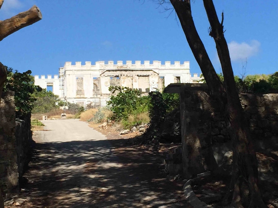 Days gone by.  Once was a majestic resort in Barbados.