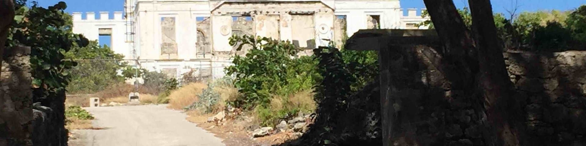 Days gone by.  Once was a majestic resort in Barbados.