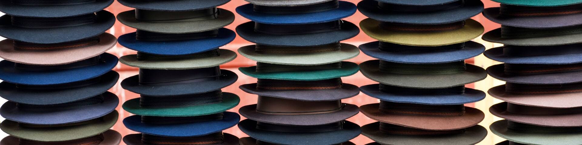 Hat stall, Guamote, Ecuador